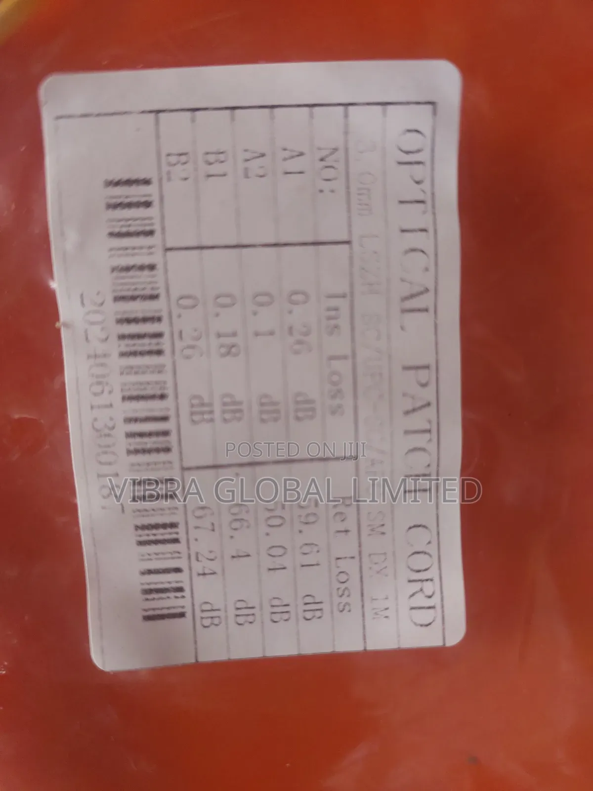 1m UPC/SC - APC/SC Fiber Fibre Patch Cord