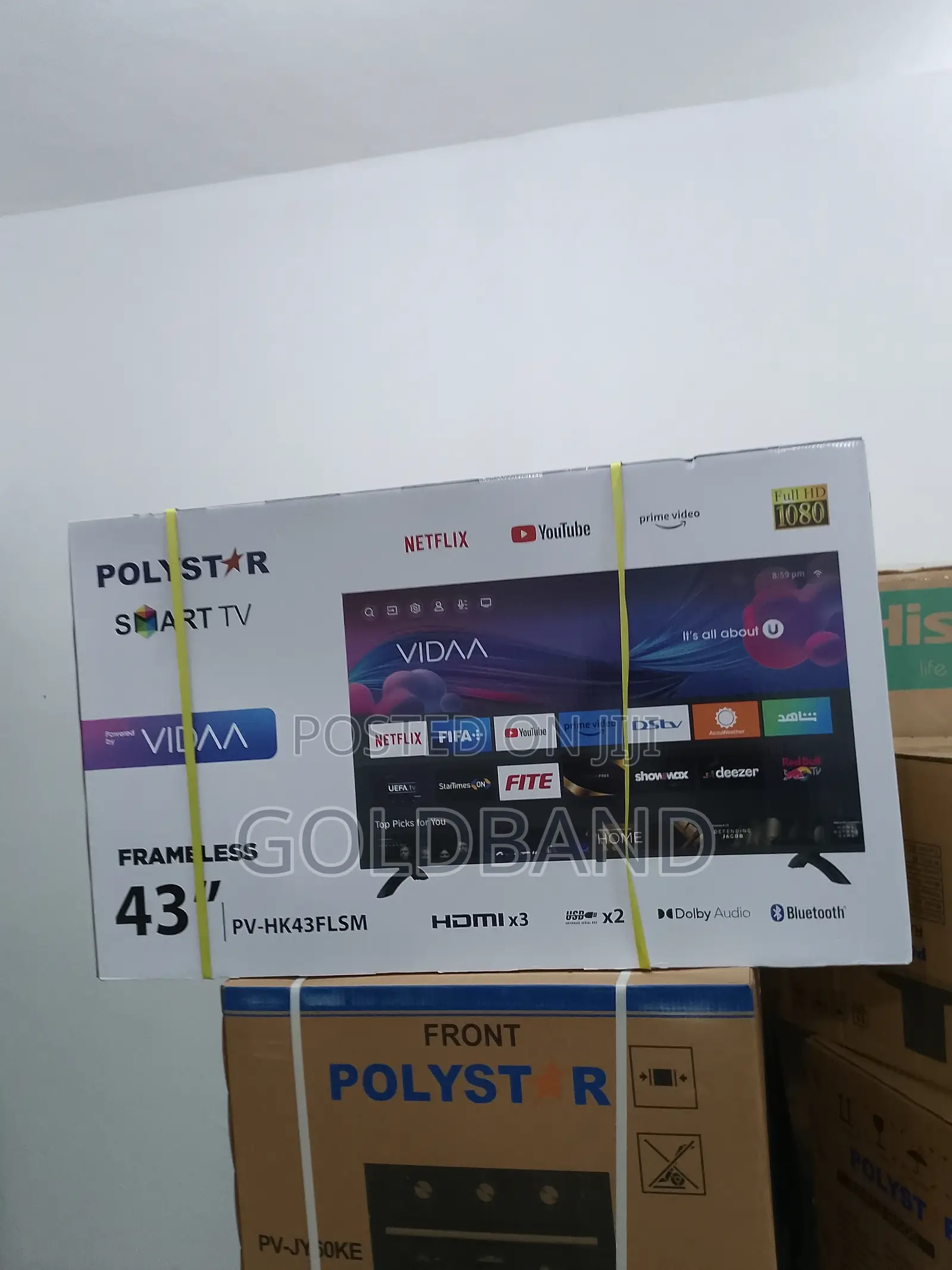 Ideal Polystar 43" Frameless Full HD Smart Tv PV-HK43FLSM
