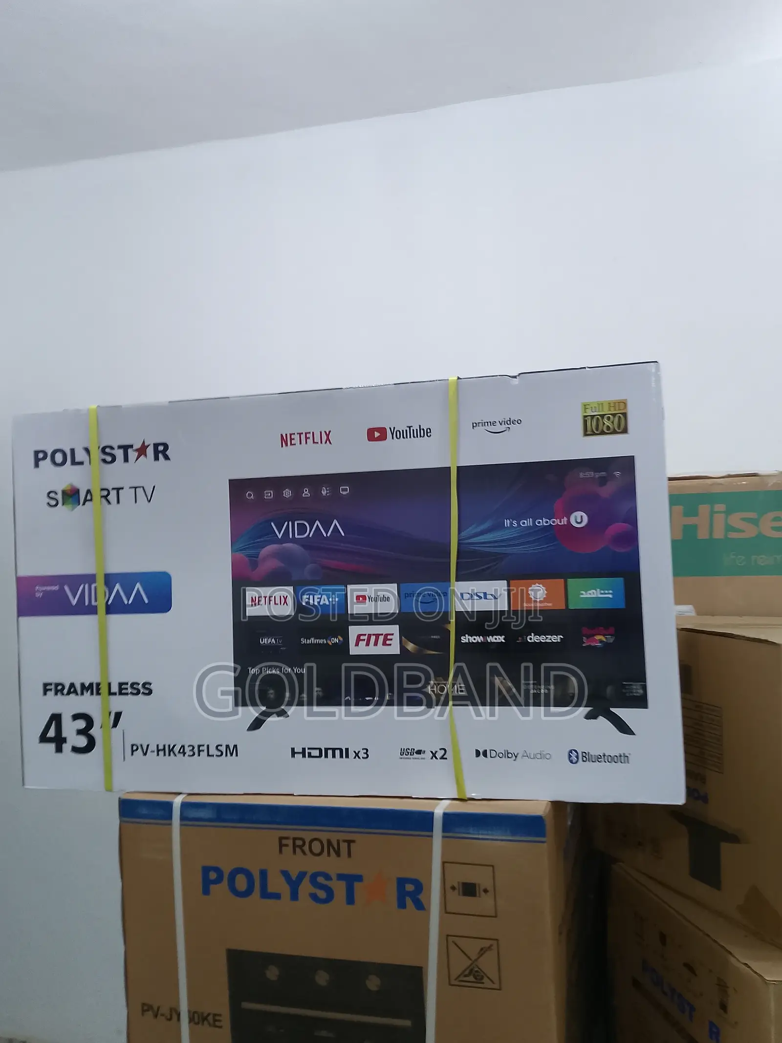 Ideal Polystar 43" Frameless Full HD Smart Tv PV-HK43FLSM