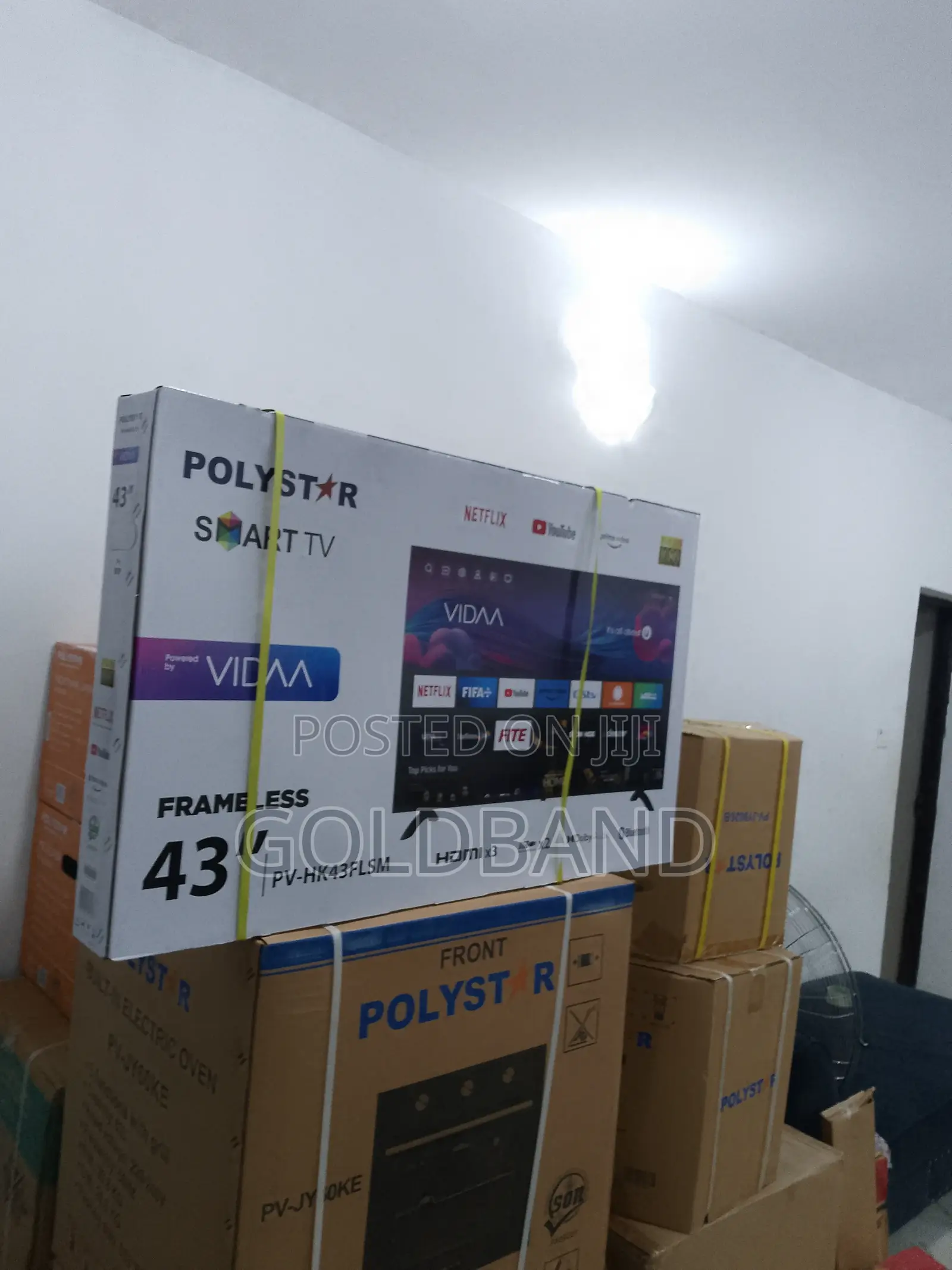 Newly Produced Polystar 43" Frameless Smart Tv PV-HK43FLSM
