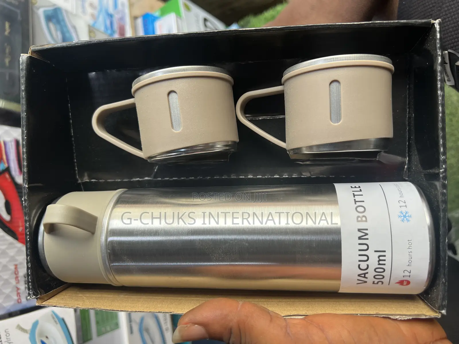 1pcs of Vacuum Flask Set 500ml With 2cups
