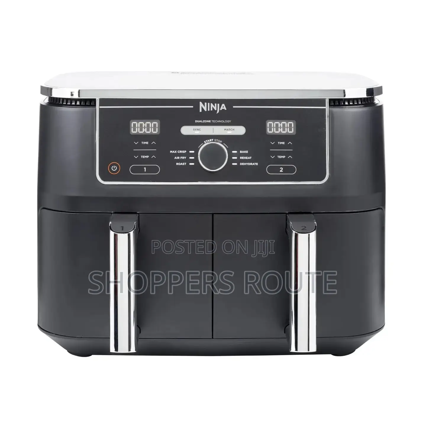 Ninja Foodi MAX Dual Zone 9.5L Air Fryer - Black(Imported)