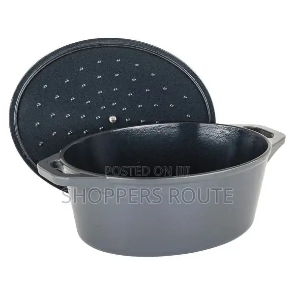 Viking 7 Qt Enamel Coated Cast Iron Dutch Oven/Roaster