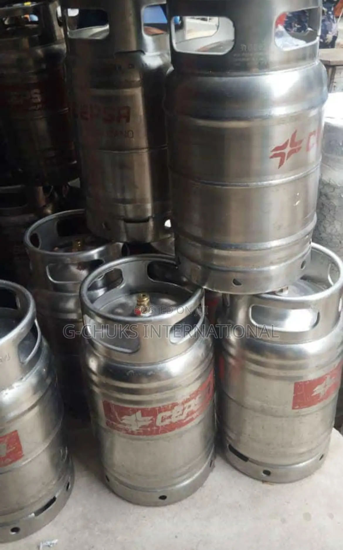 Cespas 12.5kg Gas Cylinder (Stainless)
