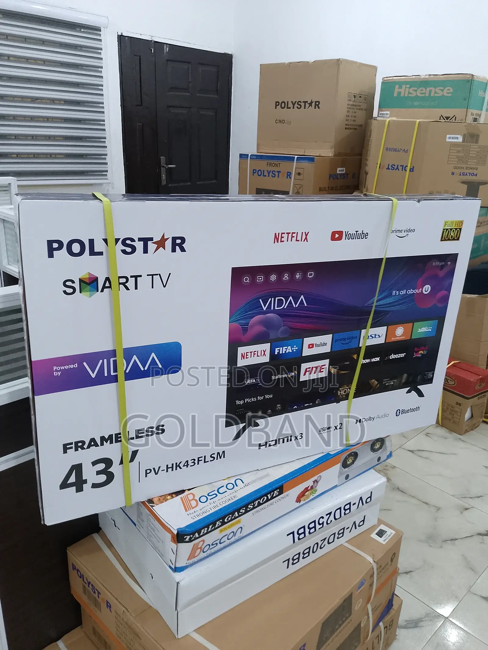 The Standard Polystar 43" Frameless Smart Tv PV-HK43FSLM