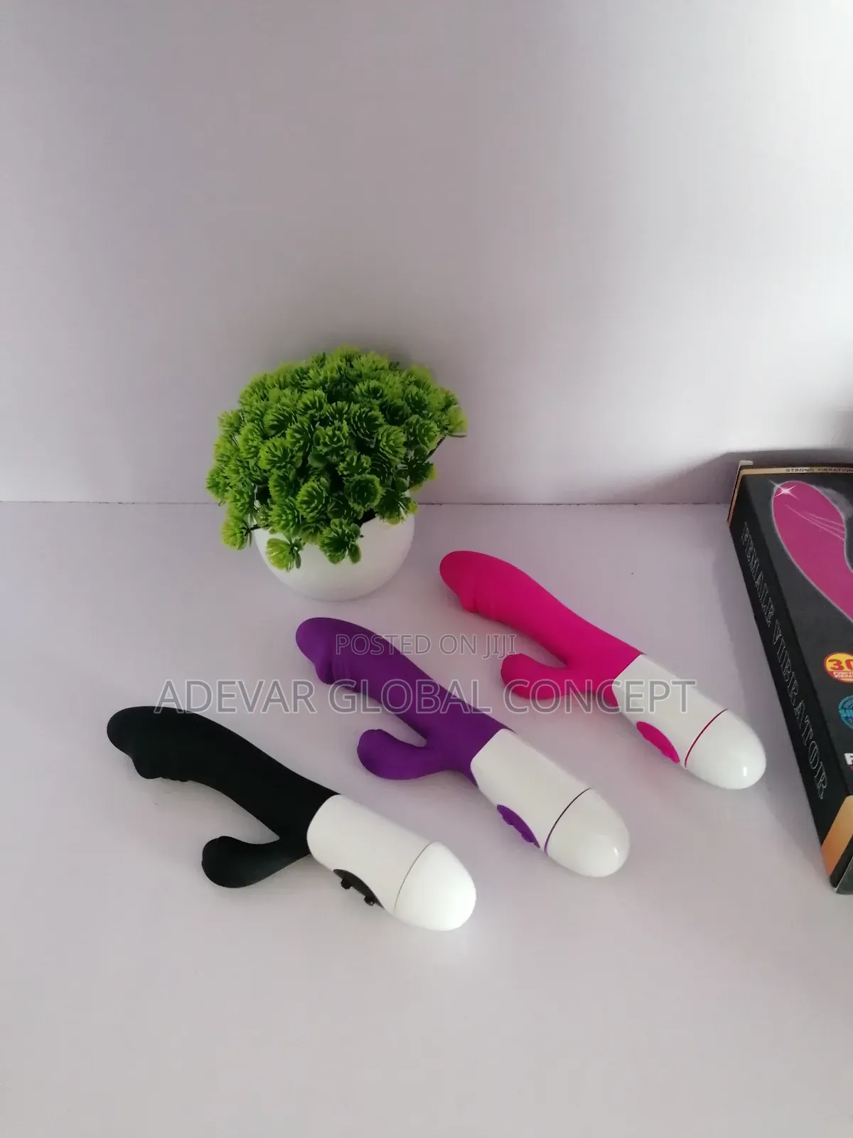 Battery Silicon Vibrator Clitoris Vagina Sex Toy