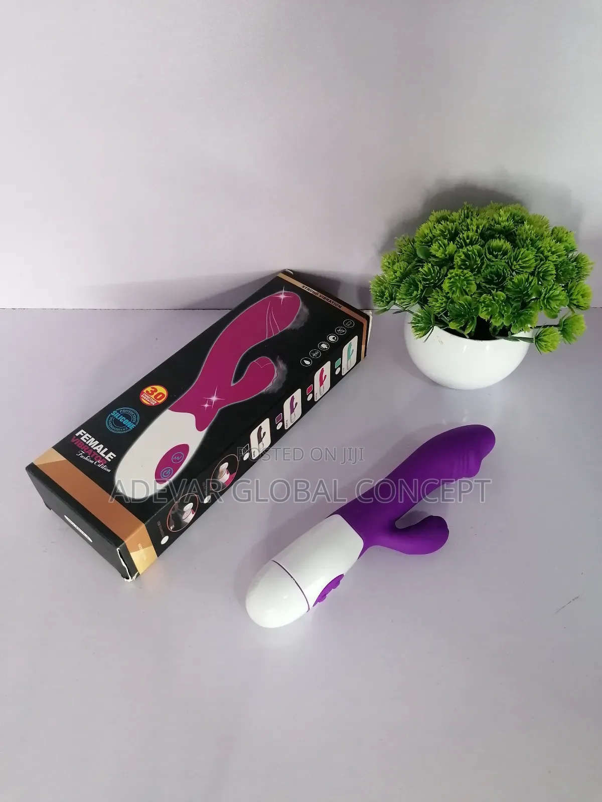 Battery Silicon Vibrator Clitoris Vagina Sex Toy