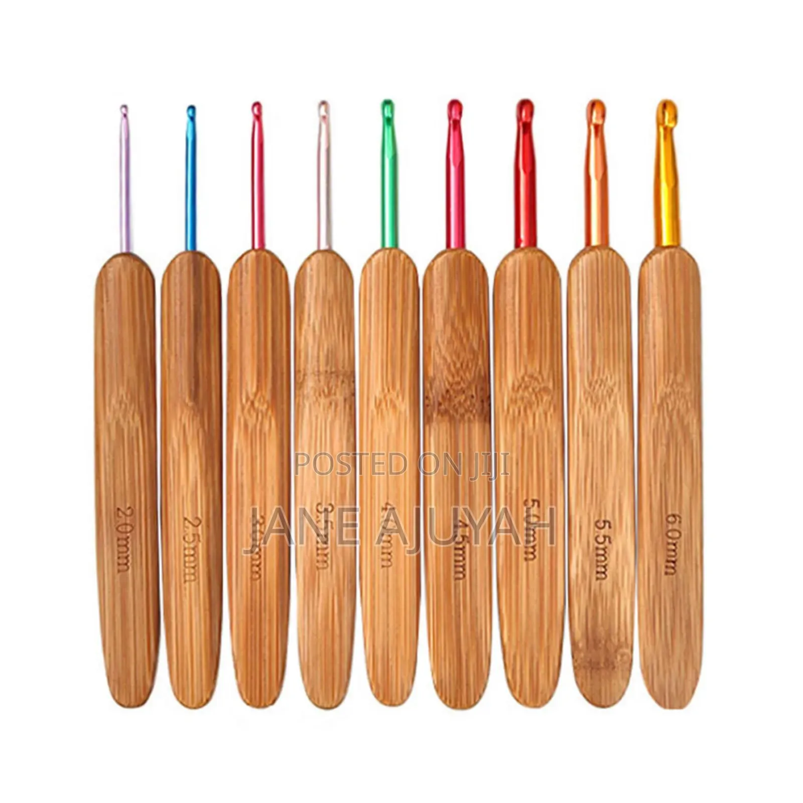 Bamboo Handle Crochet Hooks Kit