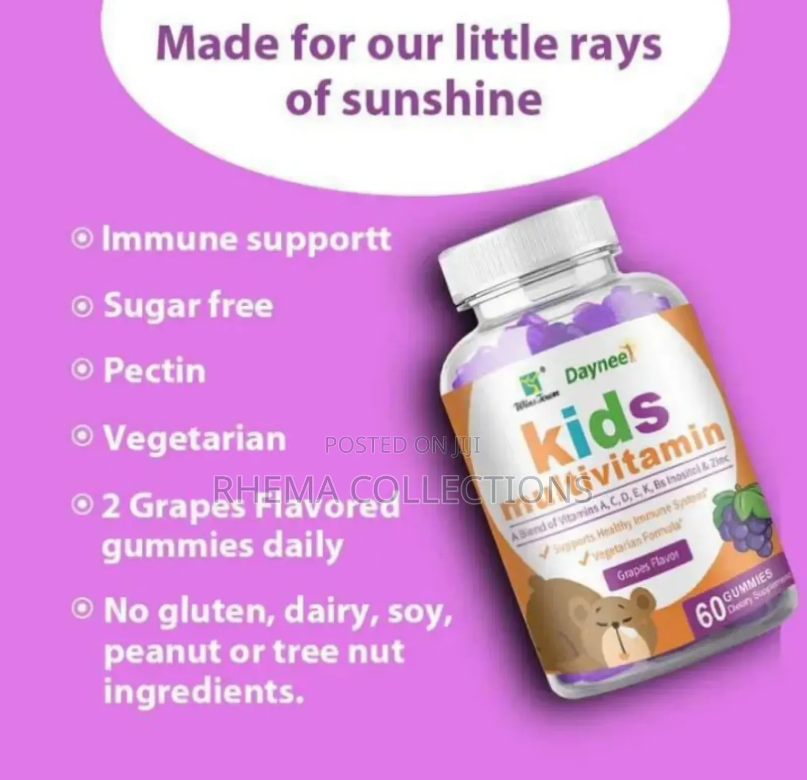 Daynee Organic Kids Multivitamins Gummies