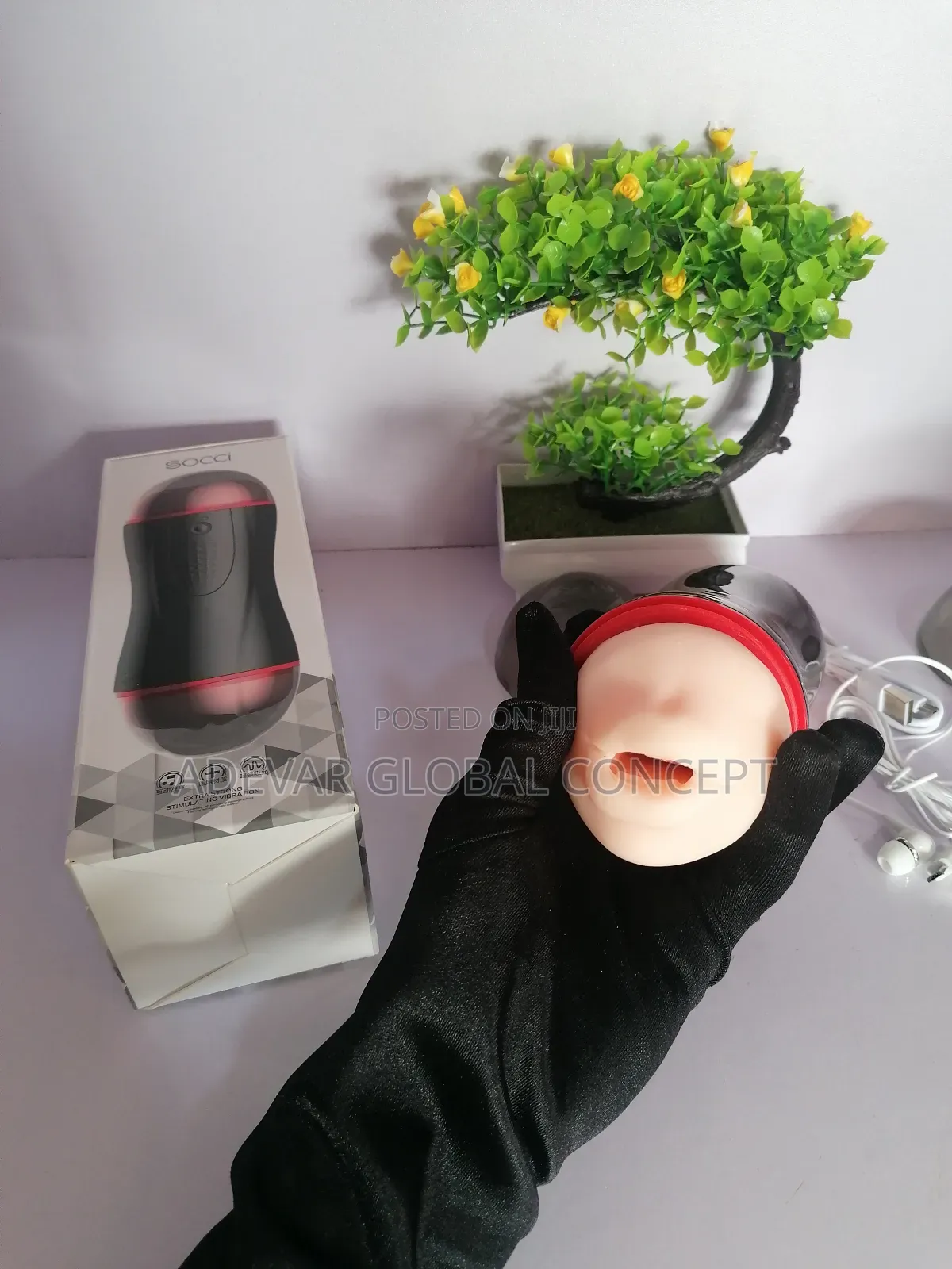 Double End Oral Vagina Anal Sex Toys for Men Voice Blowjob