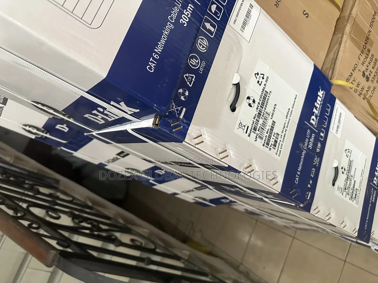 D-Link Cat 6 Outdoor Network Cables