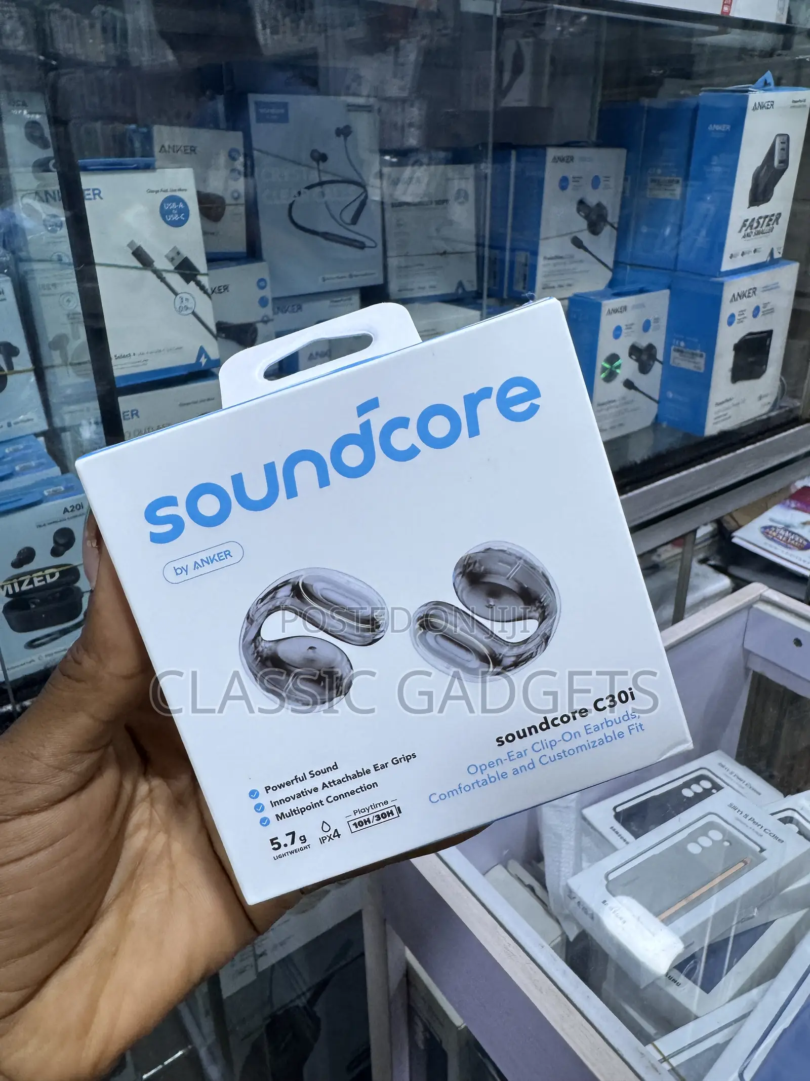 Soundcore C30i Open-Ear Clip Earbuds