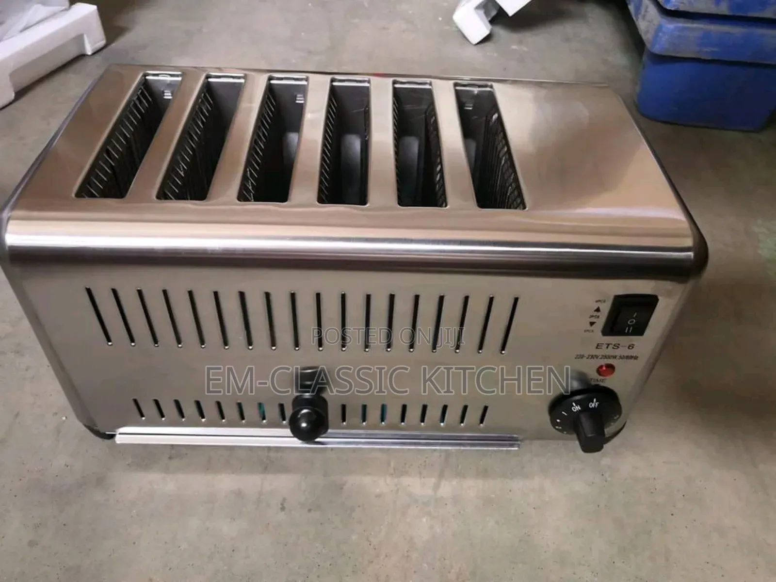 Pop Up Toaster 6 Holes