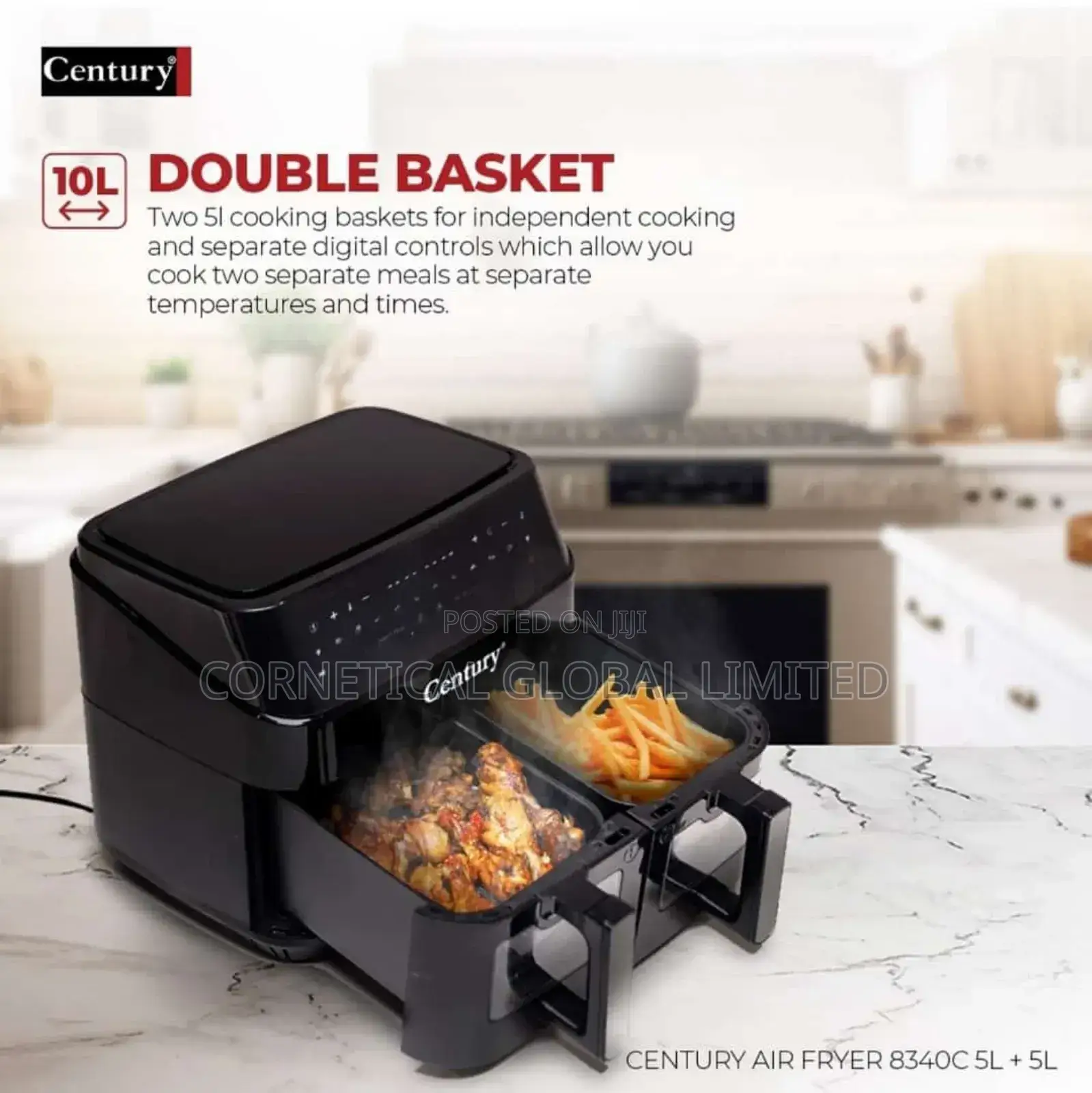 Century Air Fryer 8340c 5l+5l