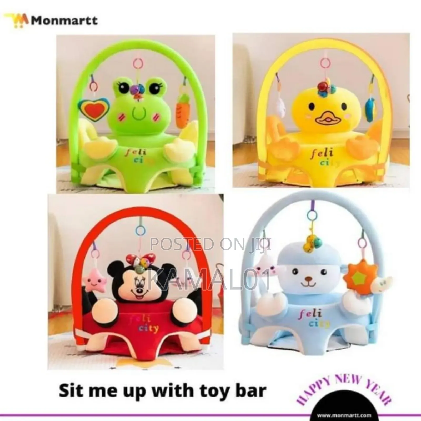 Big Back Relax Baby Infant Sofa Support Sitter Seat