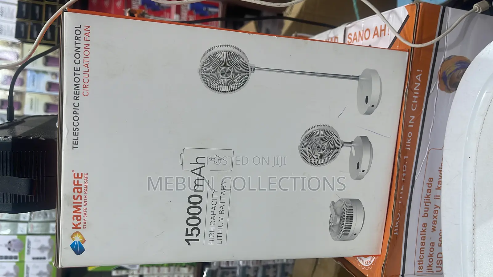 Kamisafe Rechargeable Circulating Fan 15000mah KM-F0380