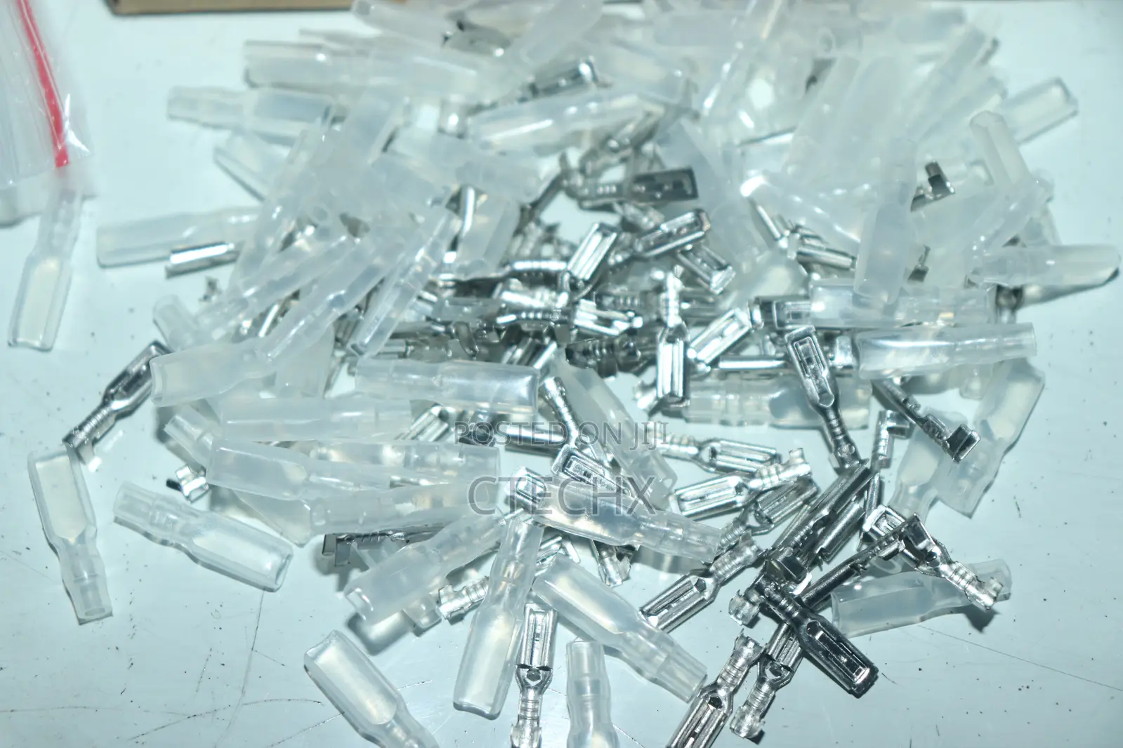 100pcs Crimp Terminals Sleeve Wire Wrap Connector 2.8mm