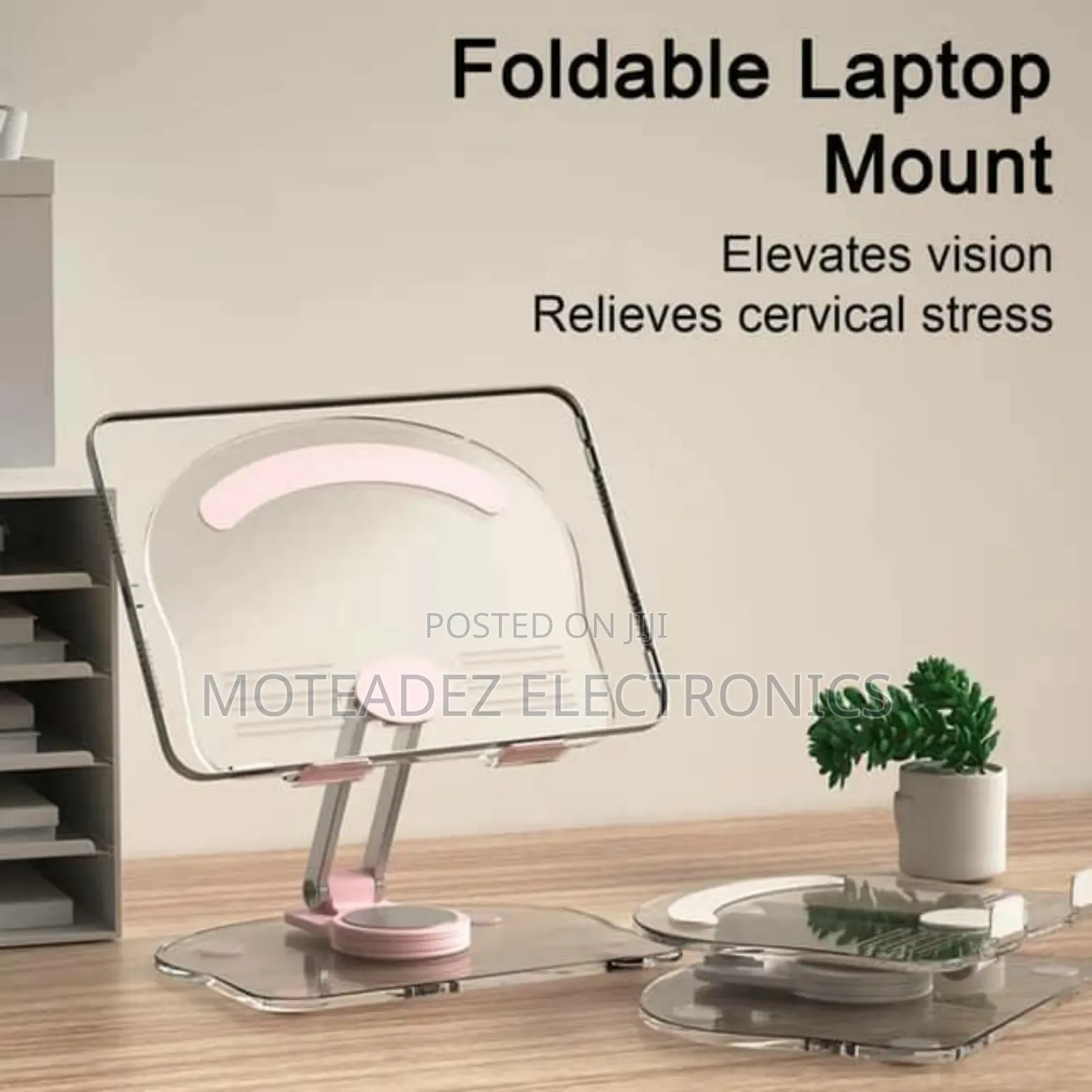 Foldable High Quality Plastic Laptop/Tablets Mount Stand