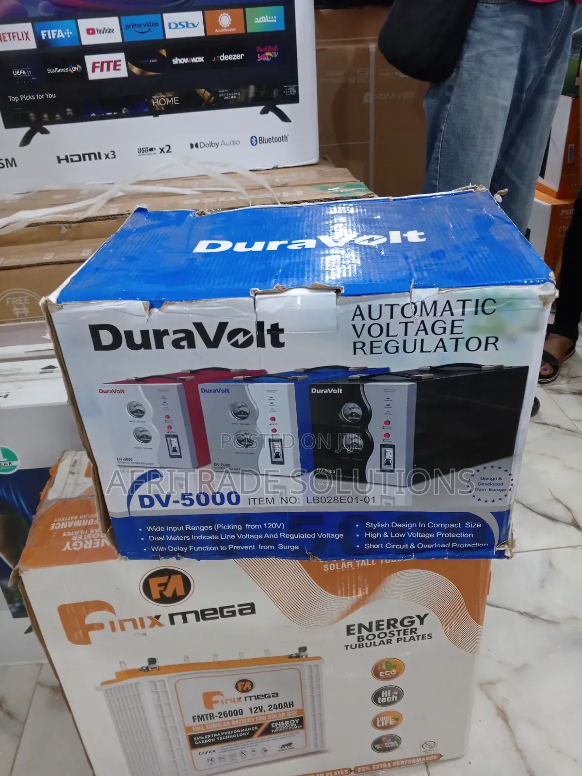 Duravolt Auto Stabilizer Dv-5000-Dual Meters