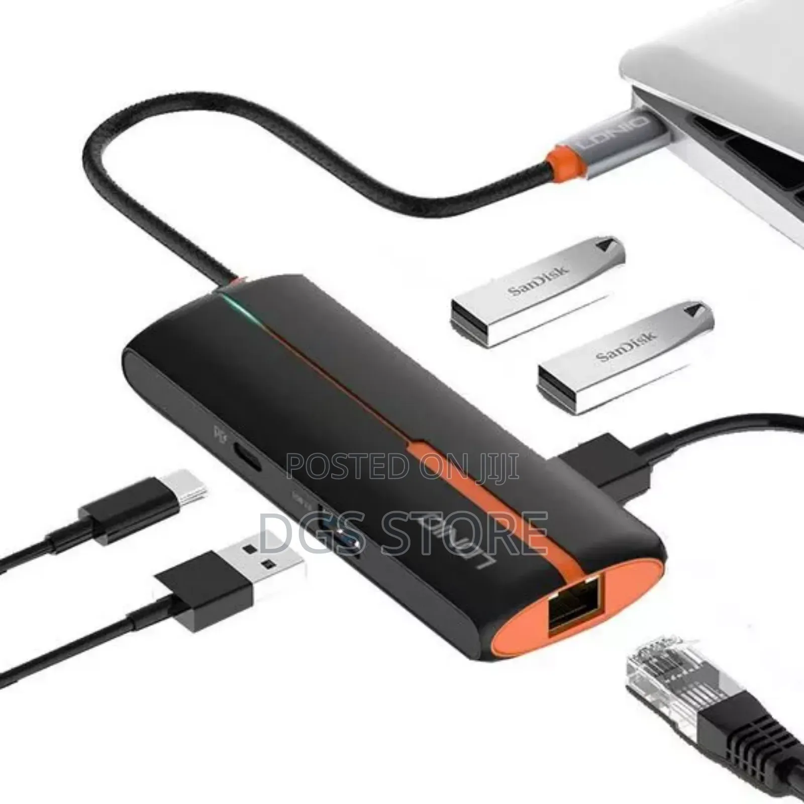 Ldnio Ds 26u Type C Hub Adapter 6in1