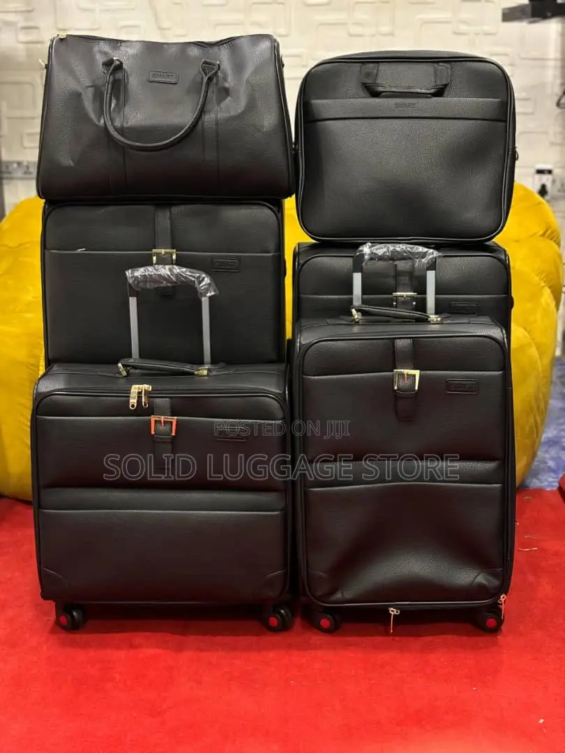 Leather Traveling Luggage Boxes