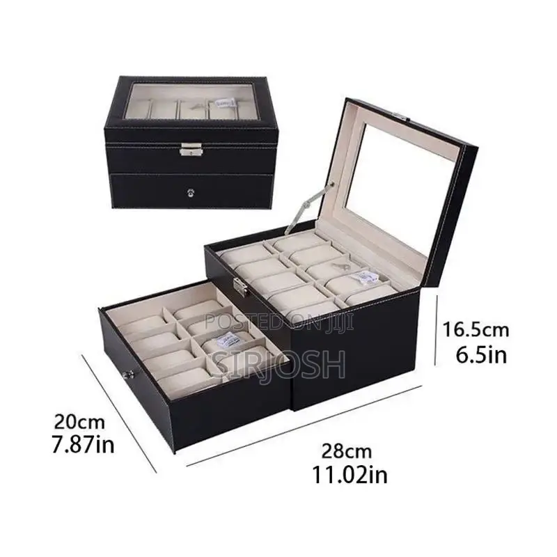 20 Wrist Watch Slot Organizer