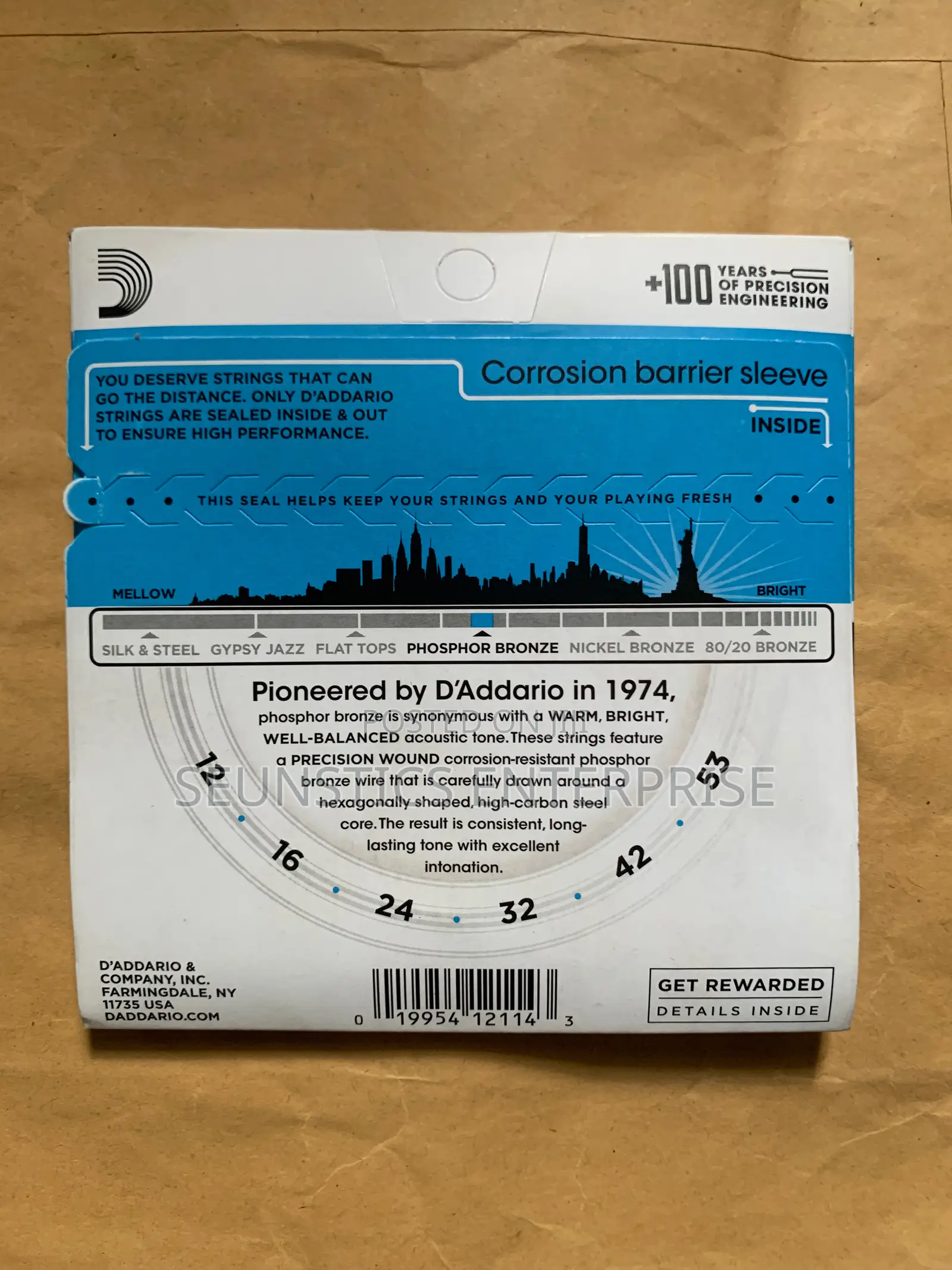 Quality D’Addario Acoustic Guitar Strings
