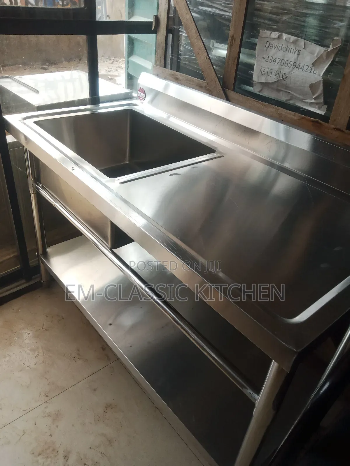 Industrial Stainless Steel Sink