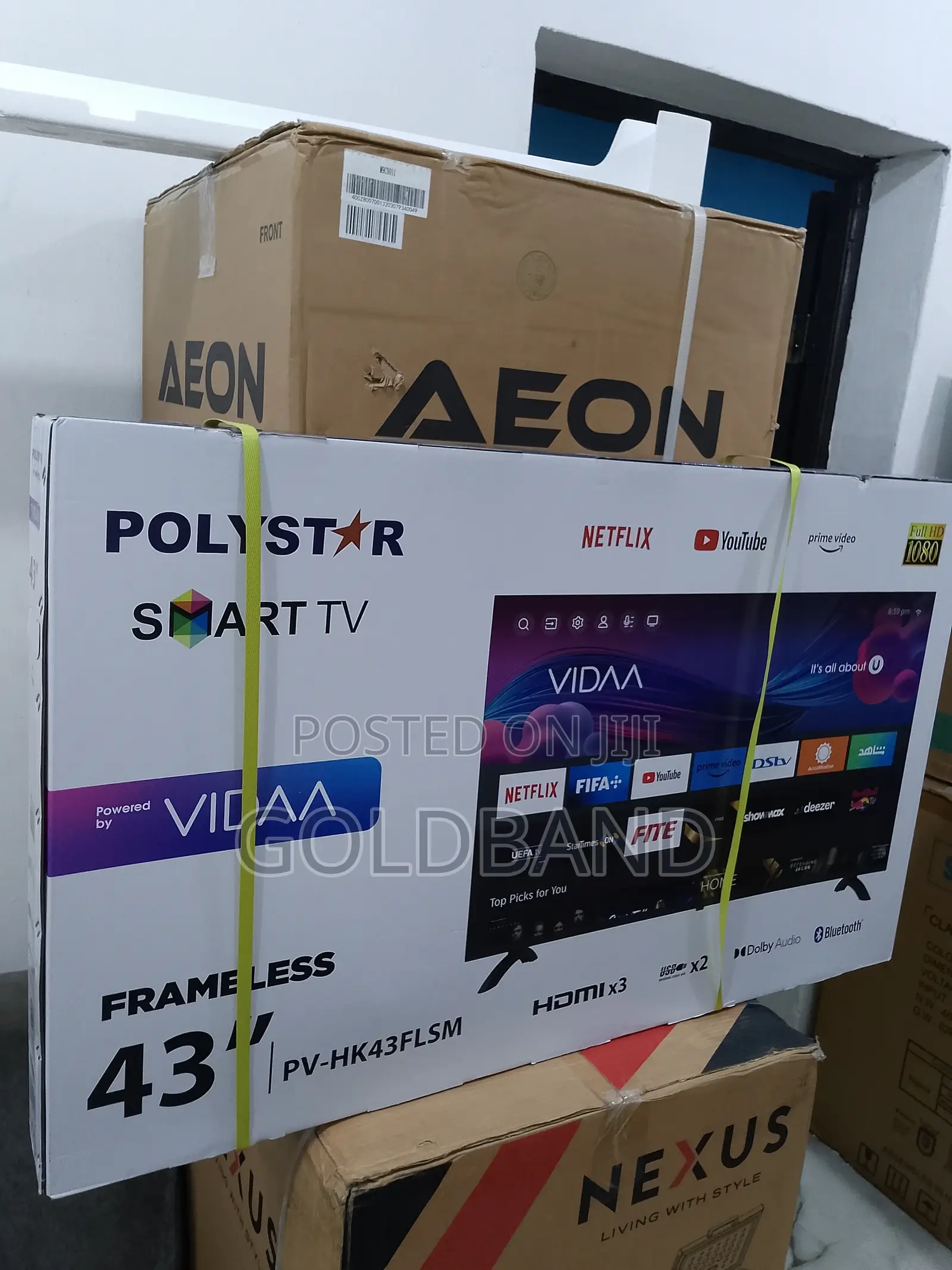 The Brand New Picture Perfect 43" Polystar Smart Tv Full HD