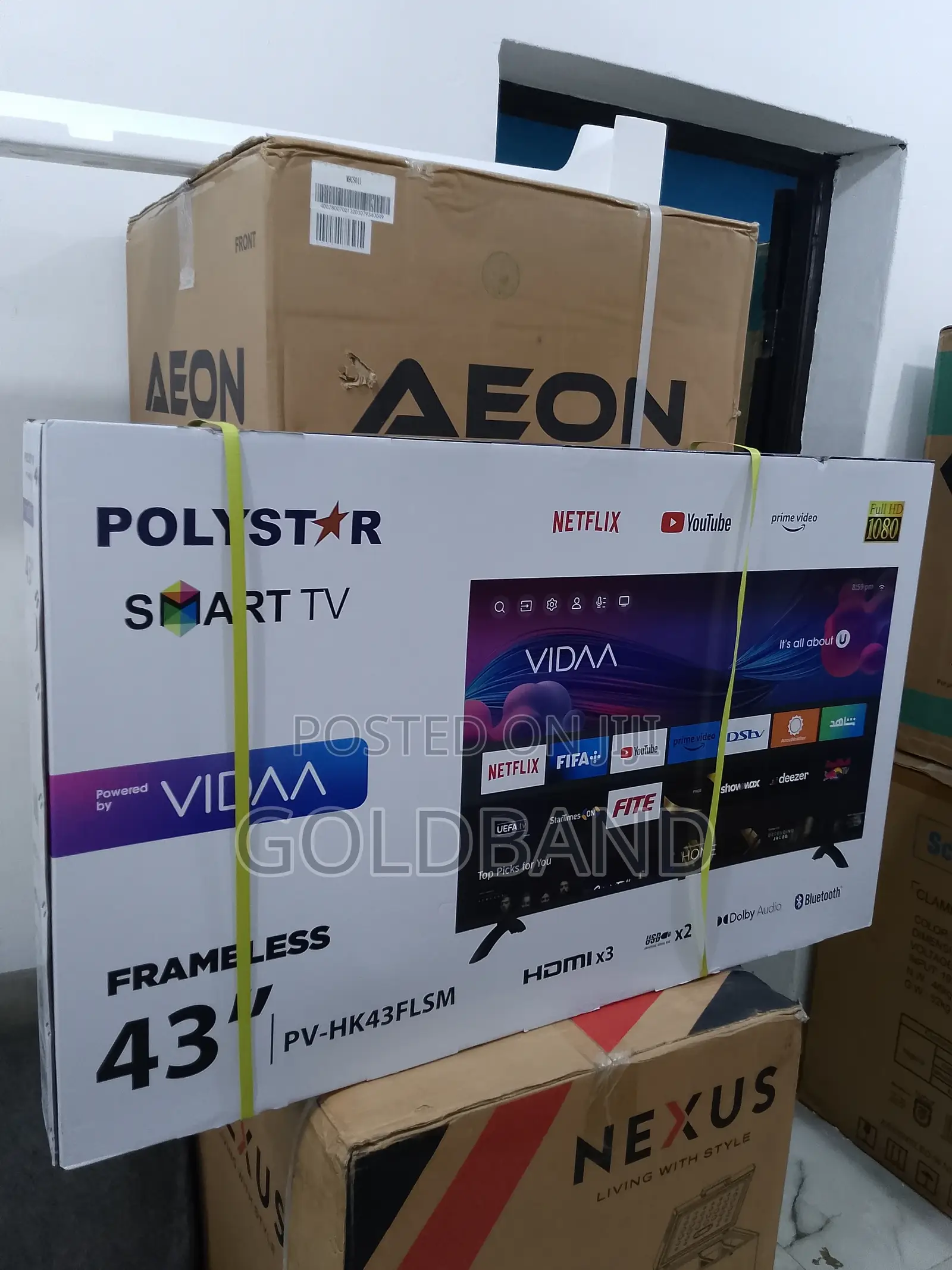 The Brand New Picture Perfect 43" Polystar Smart Tv Full HD