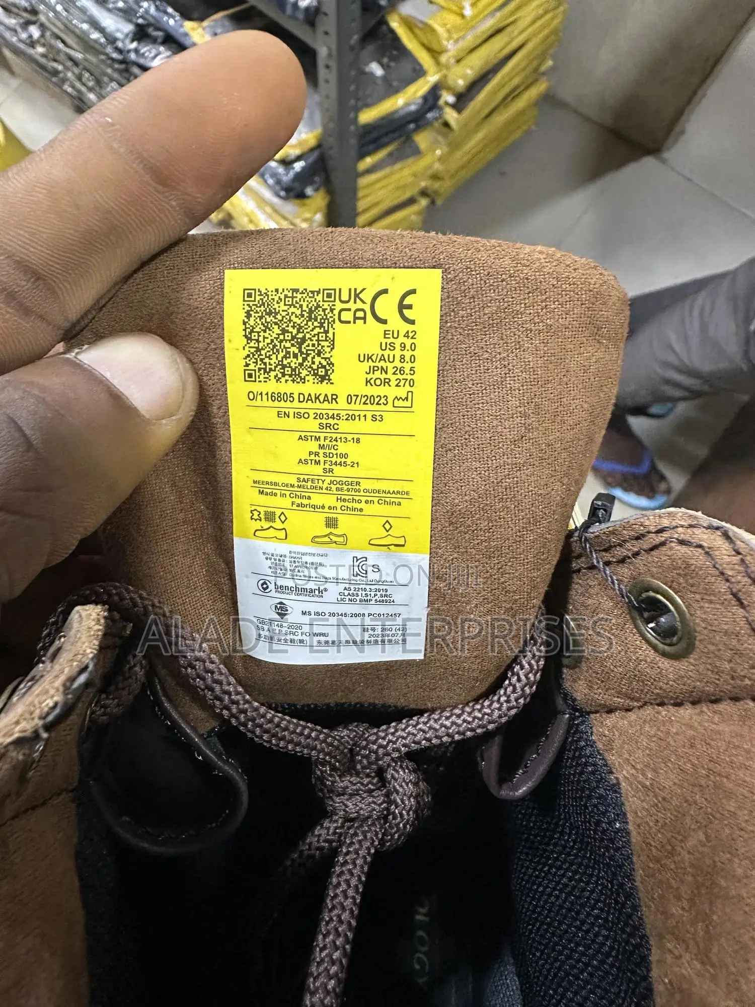 High Quality Dakar Safety Joggers Boot All Sizes