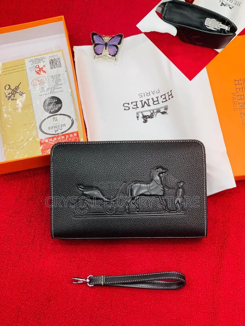 Top Quality Luxury Men Genuine Leather Purse