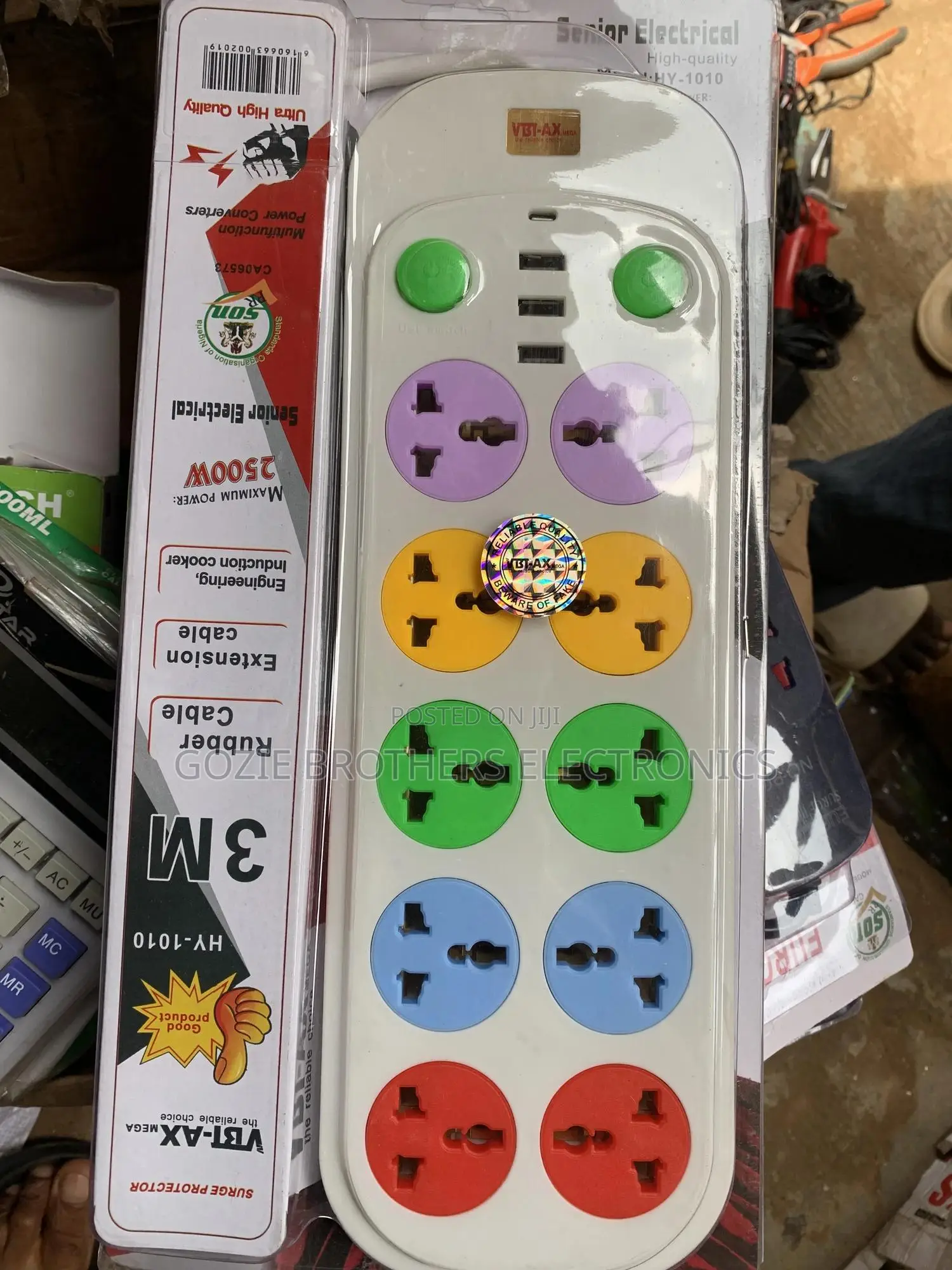 Extension Sockets With USB Ports