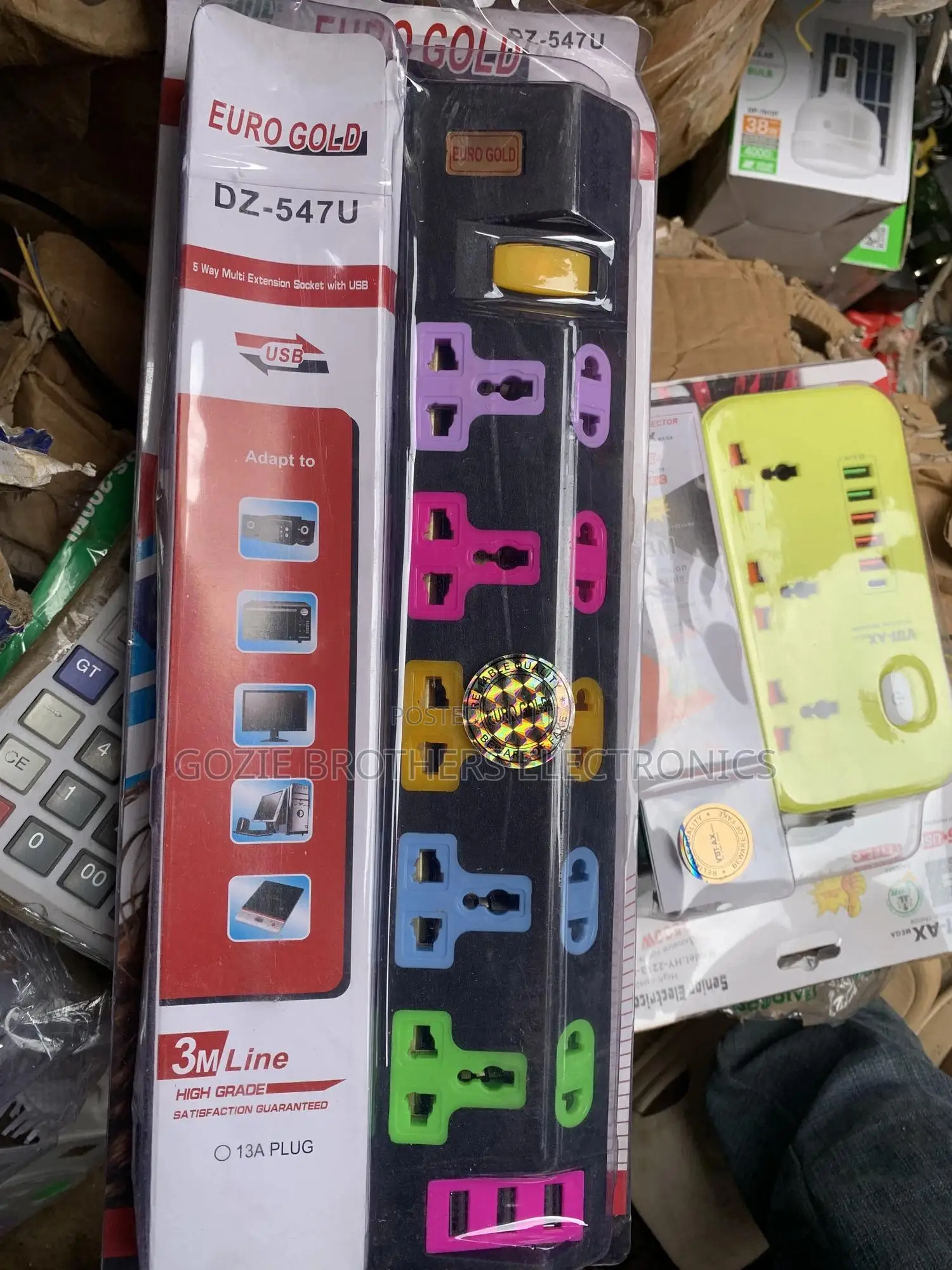 Extension Sockets With USB Ports