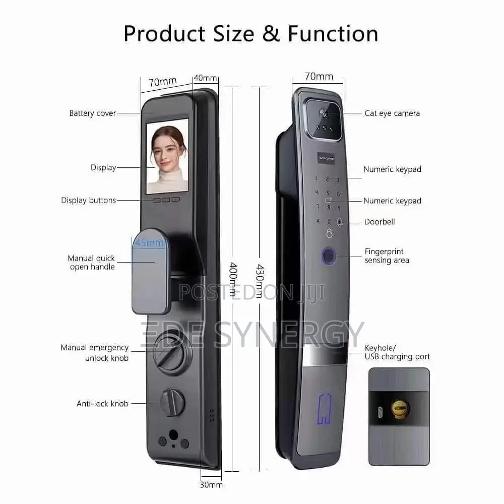 Premium 2024 Advanced Feature Smartlock Home and Office Use