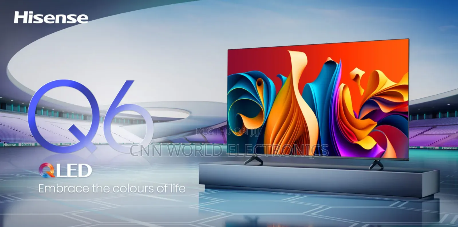 2026made Hisense Q6 Series (65"Inch) Qled Smart Flameless