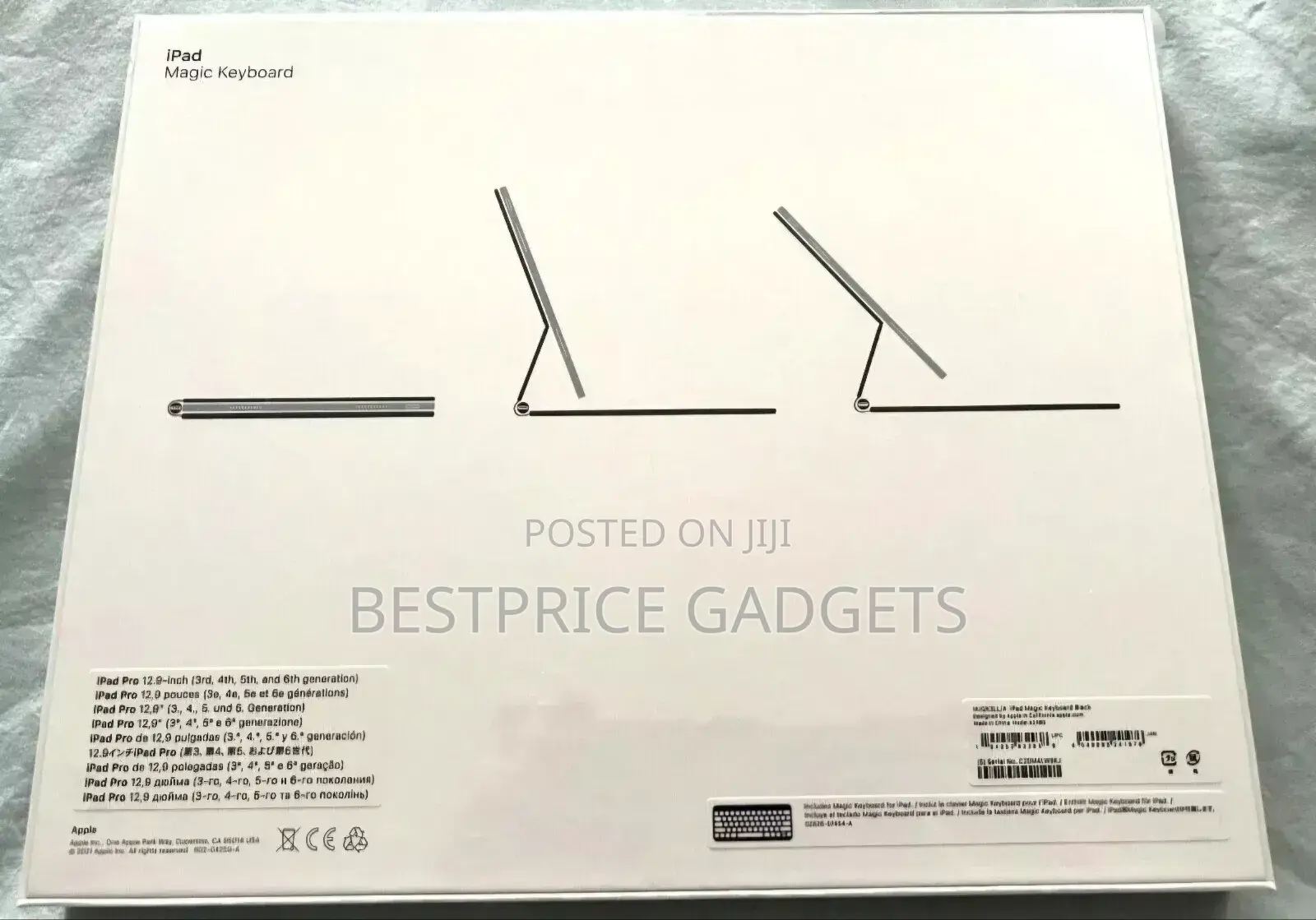 NEW Apple Magic Keyboard Black for iPad Pro 12.9-Inch