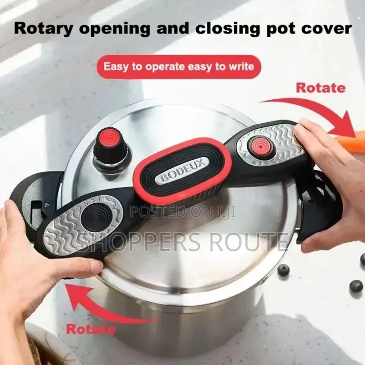 BODEUX 2-in-1 6L German Quality Stainless-Steel Pressure Pot