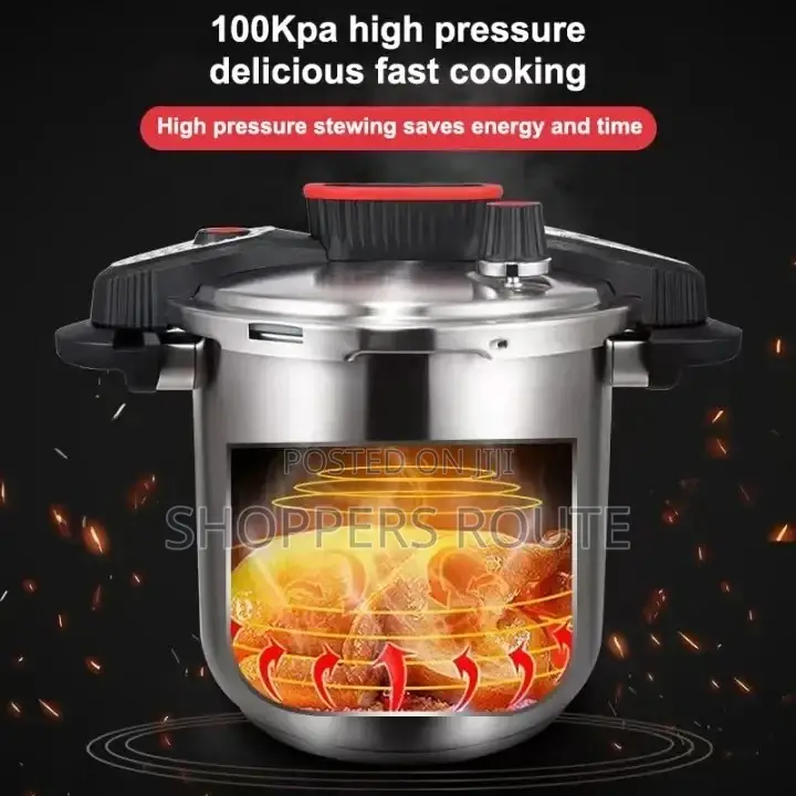 BODEUX 2-in-1 6L German Quality Stainless-Steel Pressure Pot