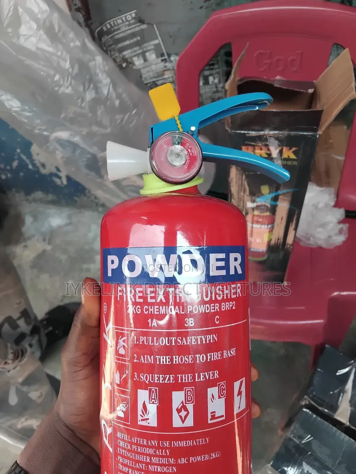 2kg Fire Extinguisher (BRYK)