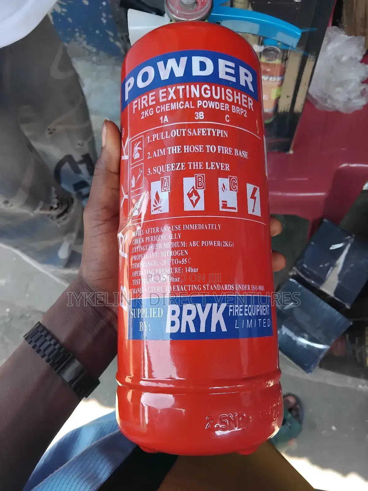 2kg Fire Extinguisher (BRYK)