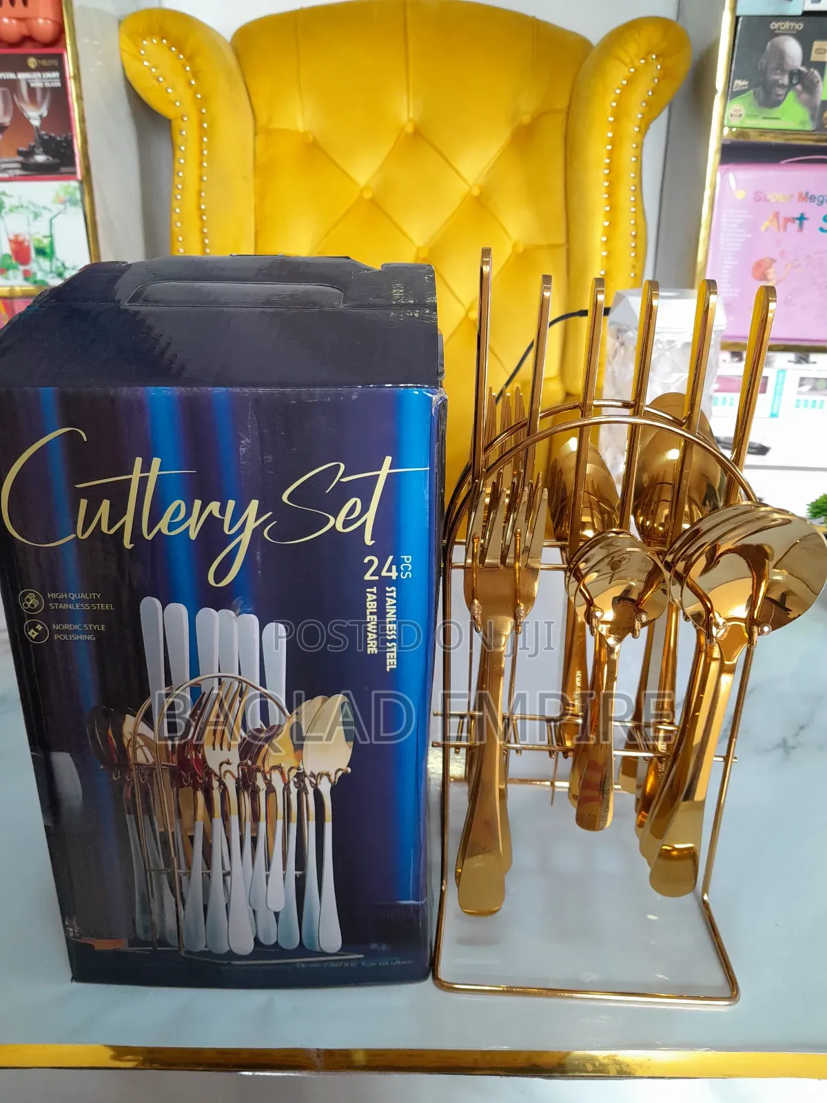 24pcs Cutlery Set (Stainless Steel)