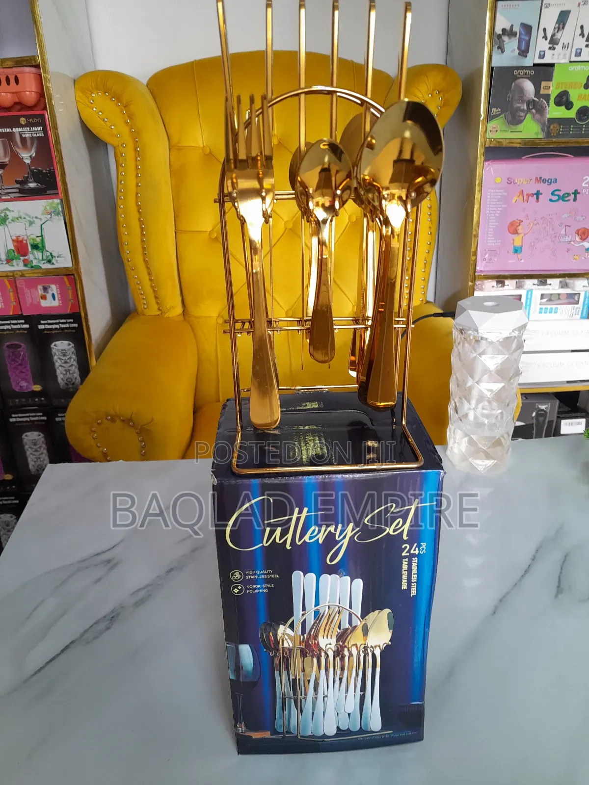 24pcs Cutlery Set (Stainless Steel)