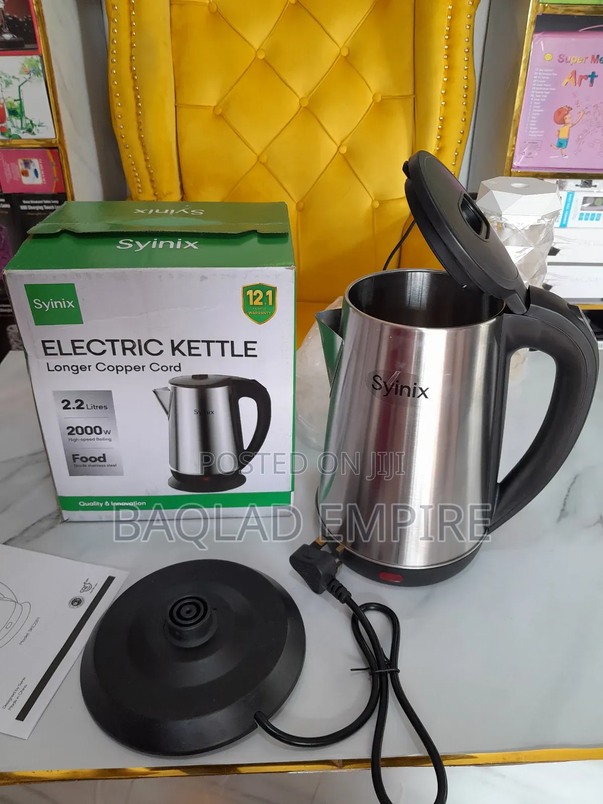 2.2l Syinix Electric Kettle