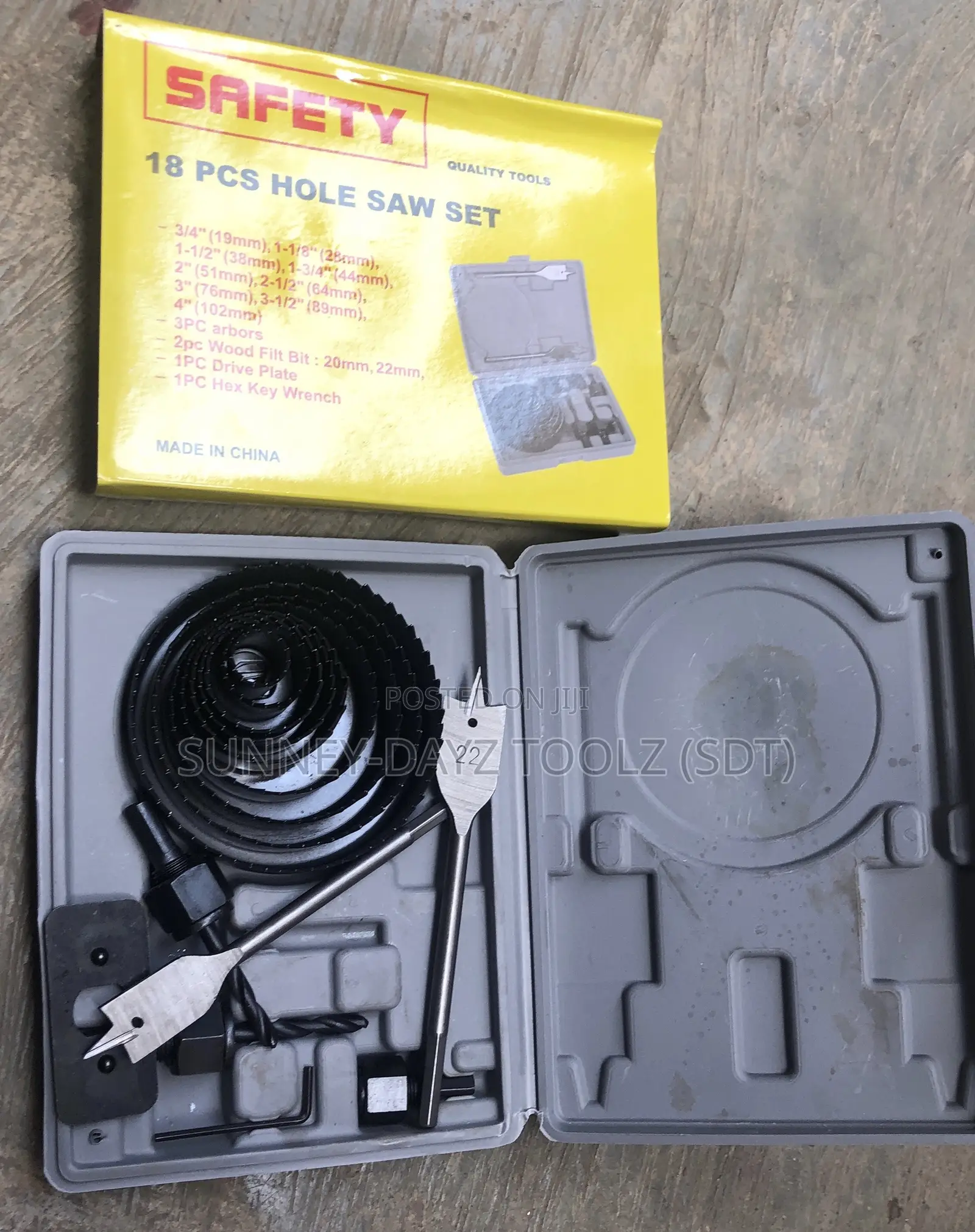 Safety 18pcs Hole Saw Set