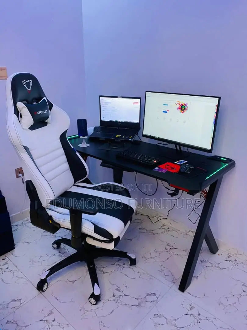 Gaming Desk With Furgle Game Chair