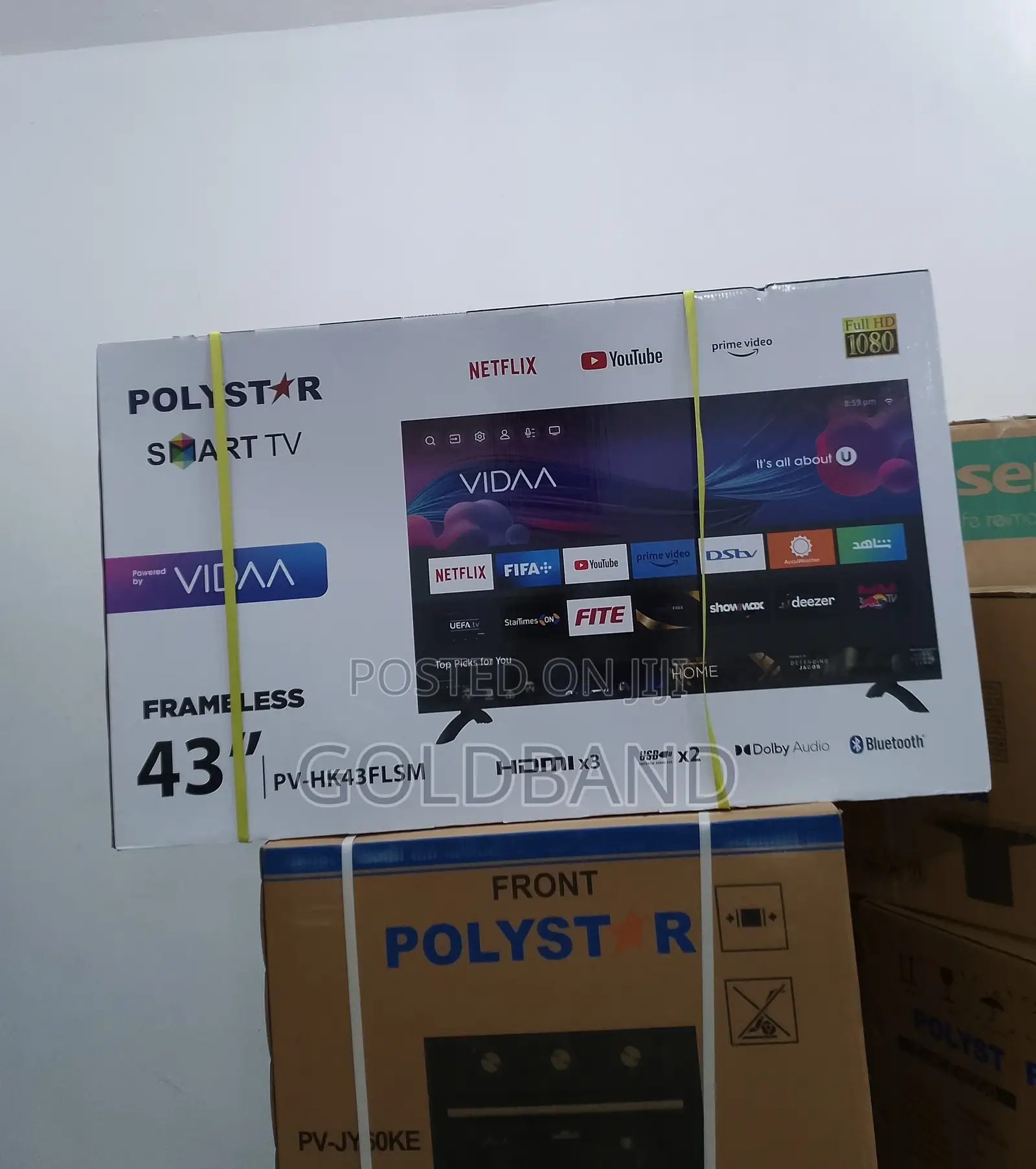 The Perfect Polystar 43" Frameless Full HD Smart Tv