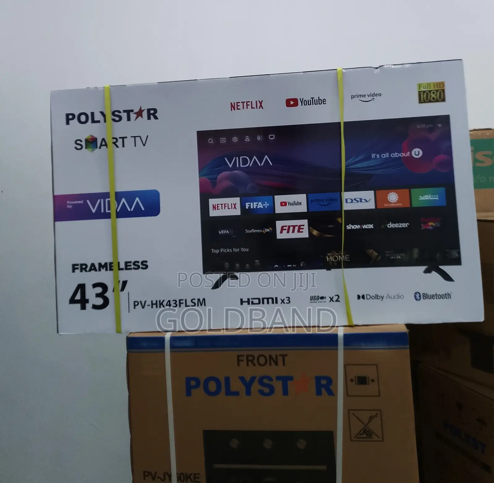 The Perfect Polystar 43" Frameless Full HD Smart Tv
