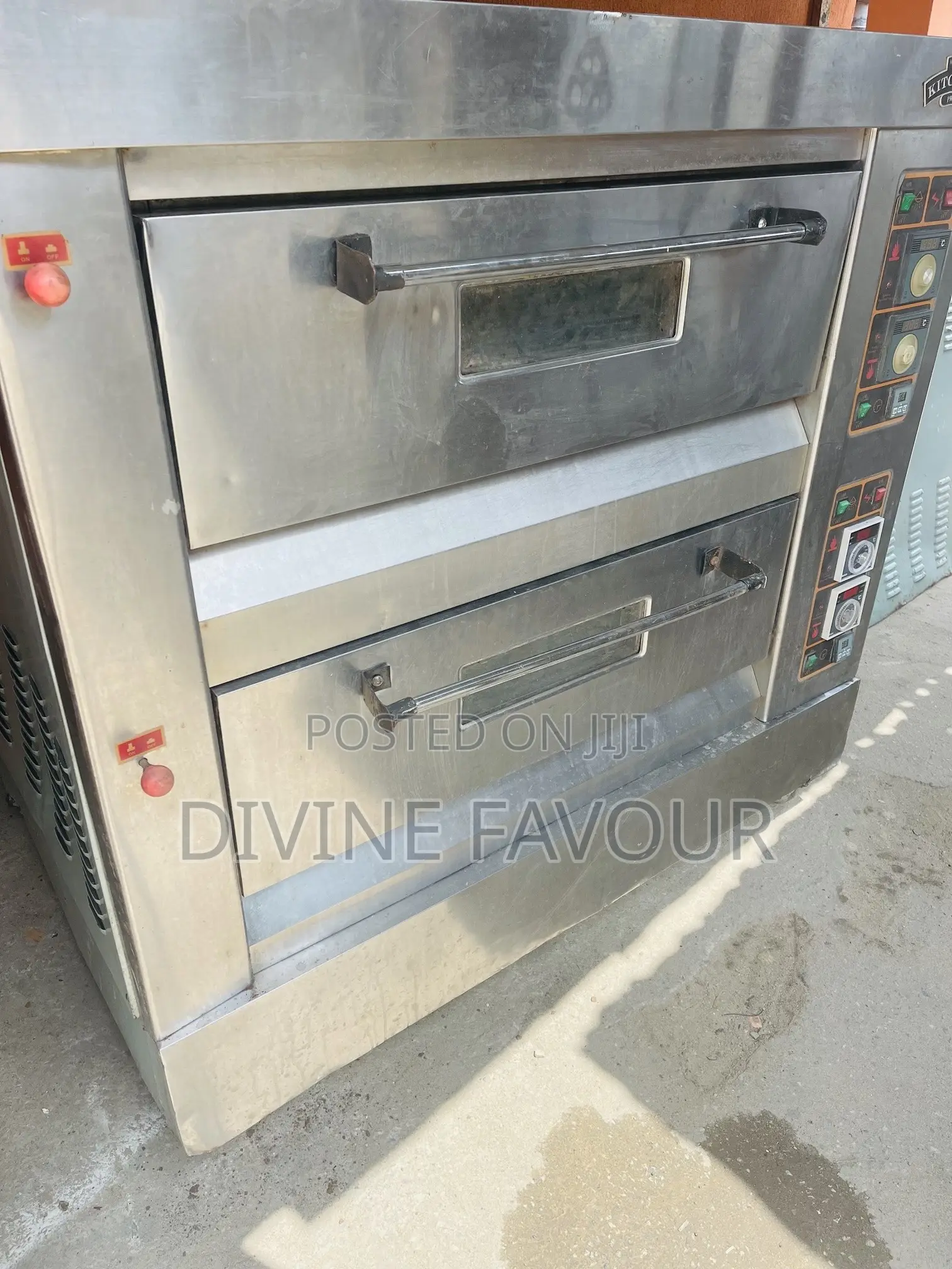 4 Trays 2 Deck Industrial Gas Oven
