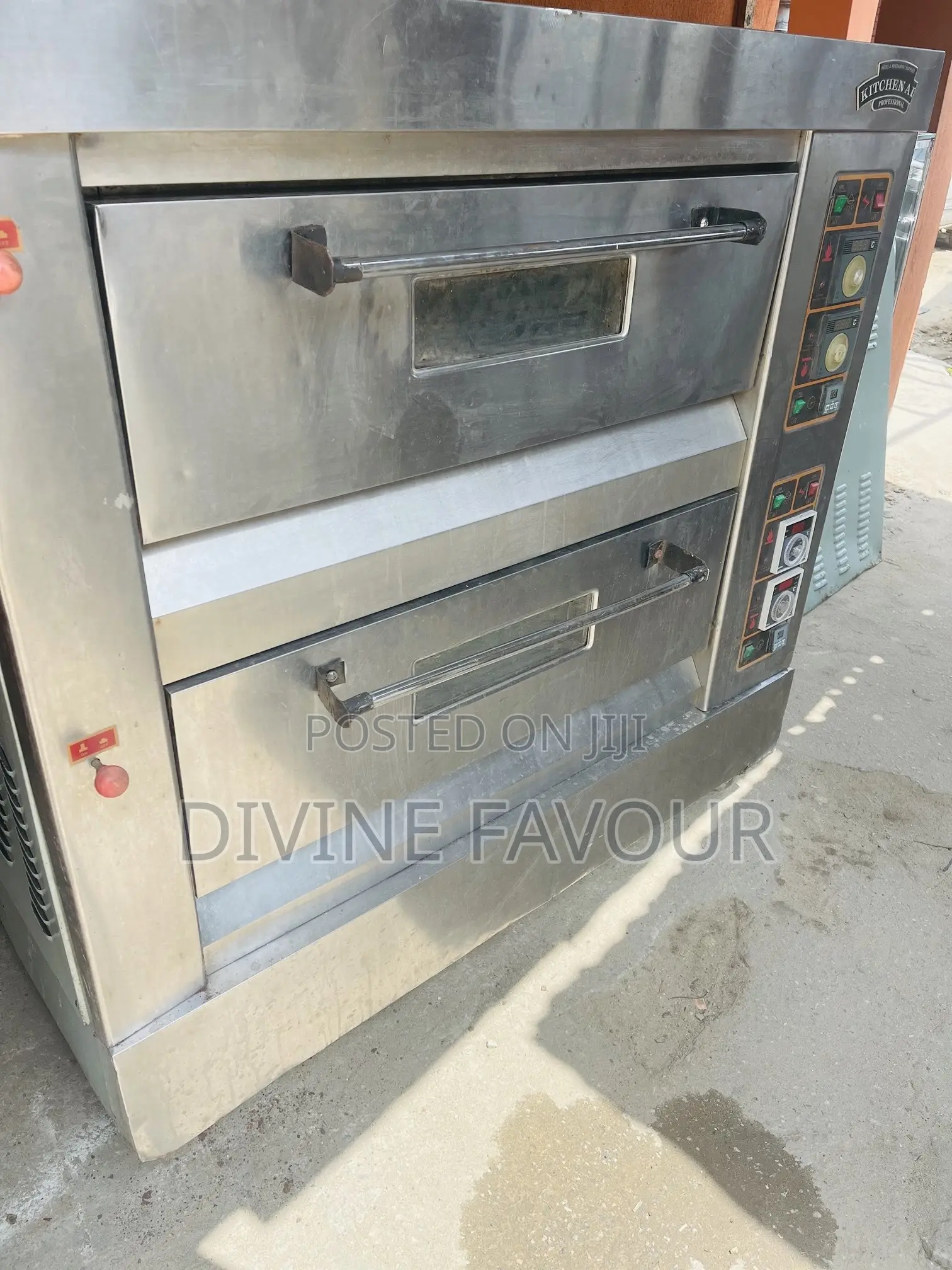 4 Trays 2 Deck Industrial Gas Oven